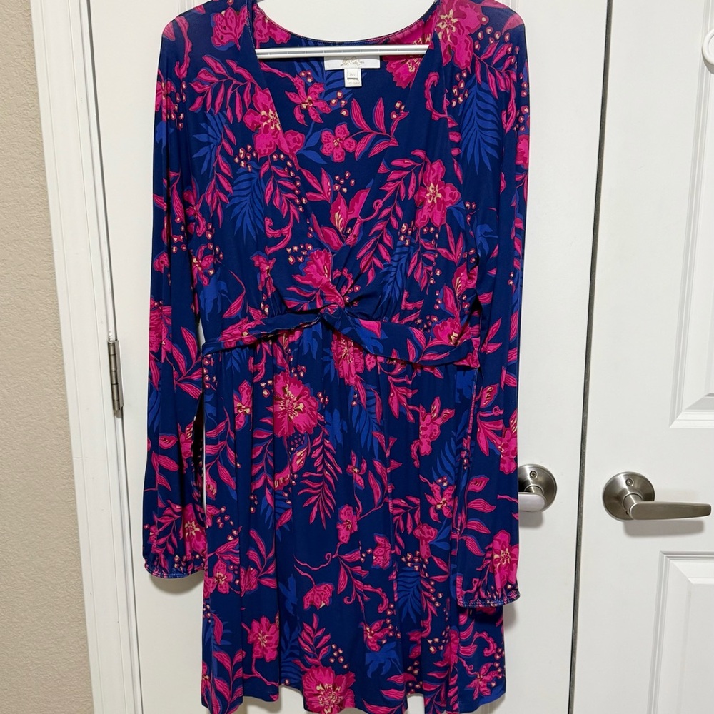 LILLY PULITZER SIZE X-LARGE LORALEI SKIRTED ROMPER NEVER ENDING SUMMER - Picture 2 of 8